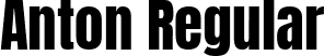 Anton Regular font | Anton-Regular.ttf