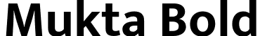 Mukta Bold font | Mukta-Bold.ttf