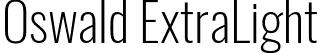 Oswald ExtraLight font | Oswald-ExtraLight.ttf