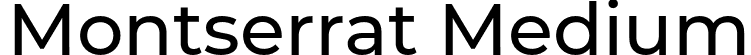 Montserrat Medium font | Montserrat-Medium.otf