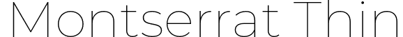 Montserrat Thin font | Montserrat-Thin.otf