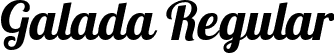 Galada Regular font | Galada-Regular.ttf