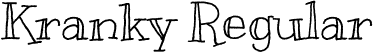 Kranky Regular font | Kranky-Regular.ttf