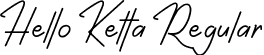 Hello Ketta Regular font | HelloKetta-d99oX.ttf