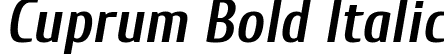 Cuprum Bold Italic font | Cuprum-BoldItalic.ttf