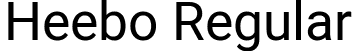 Heebo Regular font | Heebo-Regular.ttf