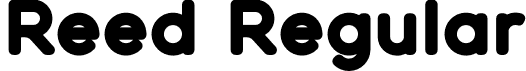 Reed Regular font | Reed.otf