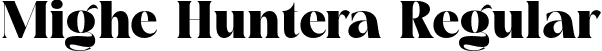 Mighe Huntera Regular font | mighehunteraregular-w17kz.otf