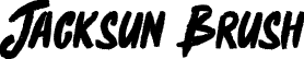 Jacksun Brush font | JacksunBrush.ttf