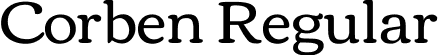 Corben Regular font | Corben-Regular.ttf