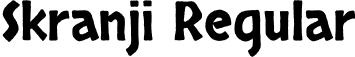 Skranji Regular font | Skranji-Regular.ttf