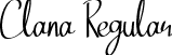 Clana Regular font | Clana-mLW5a.ttf