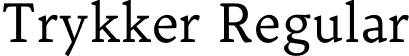 Trykker Regular font | Trykker-Regular.ttf