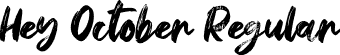 Hey October Regular font | HeyOctober-8M8oZ.otf