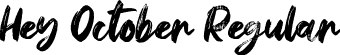 Hey October Regular font | HeyOctober-Yz37y.ttf