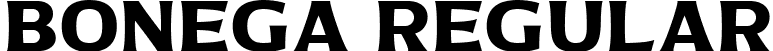 Bonega Regular font | Bonega-Regular.ttf