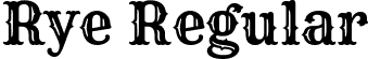 Rye Regular font | Rye-Regular.ttf