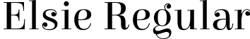 Elsie Regular font | Elsie-Regular.ttf