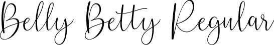 Belly Betty Regular font | Belly Betty.otf