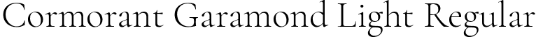 Cormorant Garamond Light Regular font | CormorantGaramond-Light.ttf