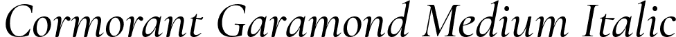 Cormorant Garamond Medium Italic font | CormorantGaramond-MediumItalic.ttf