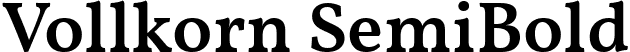 Vollkorn SemiBold font | Vollkorn-SemiBold.ttf