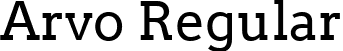 Arvo Regular font | Arvo-Regular.ttf