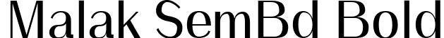 Malak SemBd Bold font | Malak-Bold.ttf