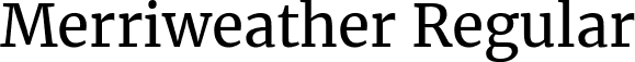 Merriweather Regular font | Merriweather-Regular.ttf