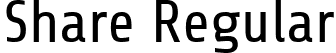 Share Regular font | Share-Regular.ttf