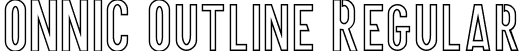 ONNIC Outline Regular font | Onnic Outline.ttf