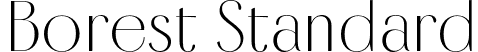 Borest Standard font | Borest-Standard.otf