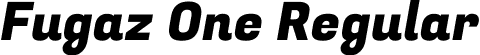 Fugaz One Regular font | FugazOne-Regular.ttf