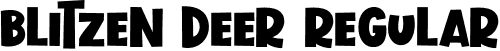 Blitzen Deer Regular font | BlitzenDeer-EaqAz.otf