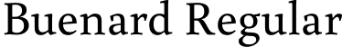 Buenard Regular font | Buenard-Regular.ttf