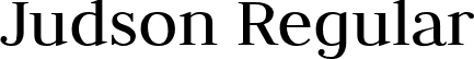 Judson Regular font | Judson-Regular.ttf