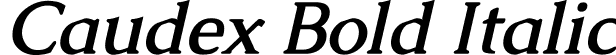 Caudex Bold Italic font | Caudex-BoldItalic.ttf