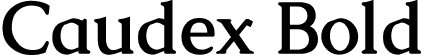 Caudex Bold font | Caudex-Bold.ttf