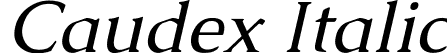 Caudex Italic font | Caudex-Italic.ttf