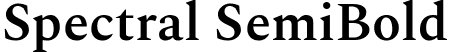 Spectral SemiBold font | Spectral-SemiBold.ttf