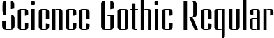 Science Gothic Regular font | ScienceGothic-RegUltCndHiCntr.ttf