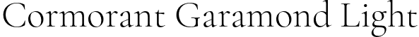 Cormorant Garamond Light font | CormorantGaramond-Light.otf