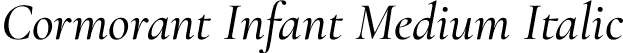 Cormorant Infant Medium Italic font | CormorantInfant-MediumItalic.otf