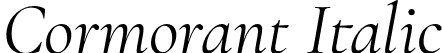 Cormorant Italic font | Cormorant-Italic.otf