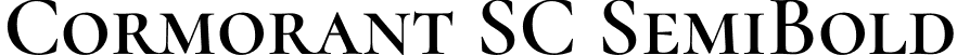 Cormorant SC SemiBold font | CormorantSC-SemiBold.otf