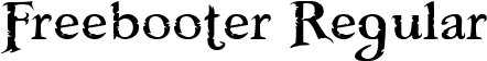 Freebooter Regular font | FreebooterUpdated.ttf