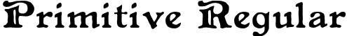 Primitive Regular font | Primitive.ttf