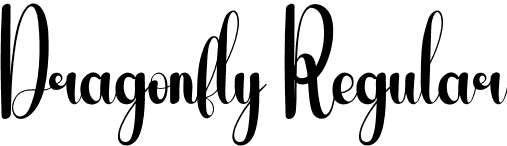 Dragonfly Regular font | Dragonfly.otf