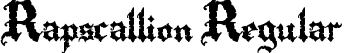 Rapscallion Regular font | RAPSCALL.TTF