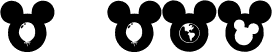 New Regular font | Mickey Ears Extra.ttf